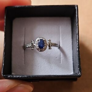 Blue Sapphire Gemstone Ring